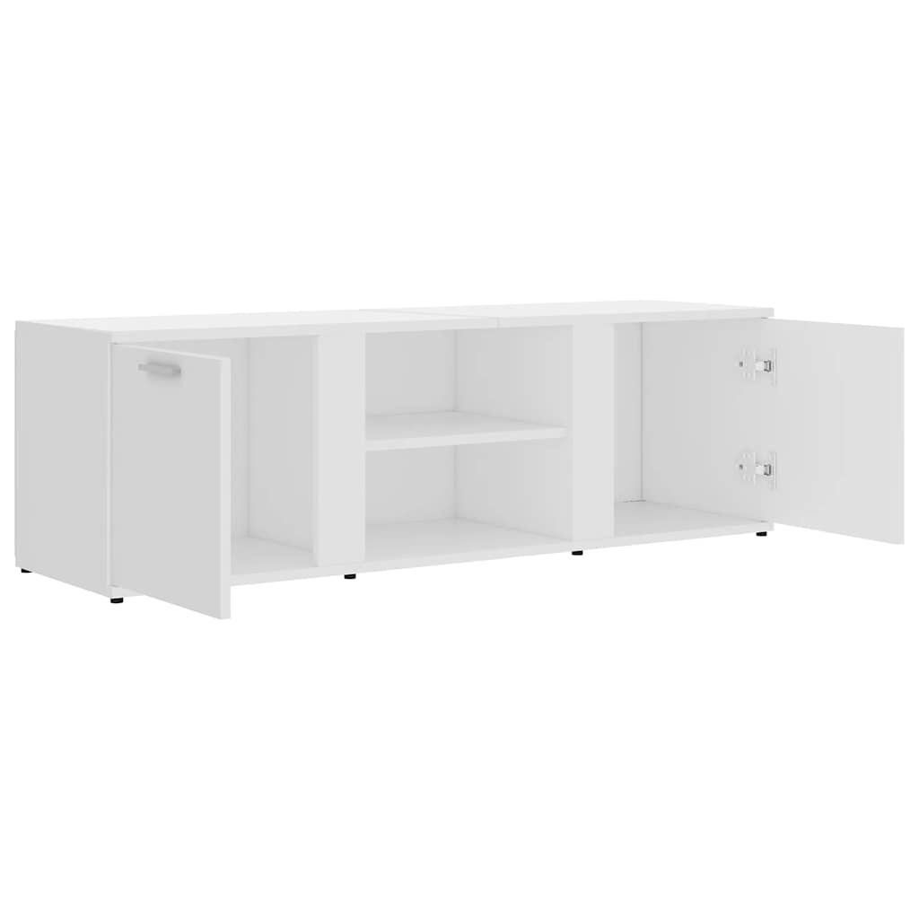 vidaXL Έπιπλο Τηλεόρασης Λευκό 120 x 34 x 37 εκ. από Επεξ. Ξύλο