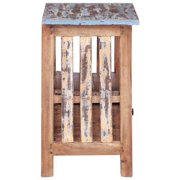 vidaXL Κομοδίνο 41 x 30 x 50 εκ. από Μασίφ Ξύλο Μαόνι