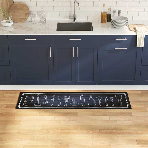 vidaXL Χαλί Κουζίνας Other Χώρος του Σεφ 45 x 150 cm Βελούδο