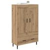 vidaXL Highboard Artisan Oak 69,5 x 31 x 115 εκ. Επεξεργασμένο ξύλο