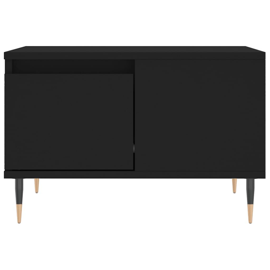 vidaXL Τραπεζάκι Σαλονιού Μαύρο 55x55x36,5 εκ. από Επεξεργασμένο Ξύλο