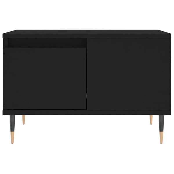 vidaXL Τραπεζάκι Σαλονιού Μαύρο 55x55x36,5 εκ. από Επεξεργασμένο Ξύλο