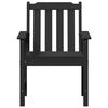 vidaXL Καρέκλα φαγητού κήπου 2 pcs Μαύρο 65.5 x 59 x 88 εκ Πλαστικό