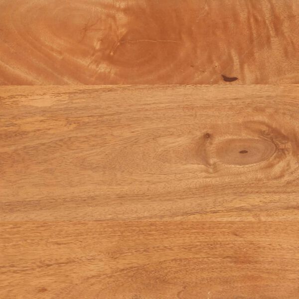 vidaXL Βοηθητικό Έπιπλο Καφέ/Μαύρο 60x33,5x75 εκ. Μασίφ Ξύλο Μάνγκο