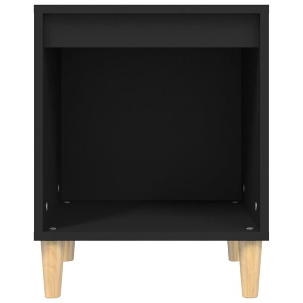 vidaXL Κομοδίνα 2 τεμ. Μαύρα 40 x 35 x 50 εκ.