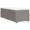 vidaXL &Kappa;&rho;&epsilon;&beta;ά&tau;&iota; Boxspring &mu;&epsilon; &Sigma;&tau;&rho;ώ&mu;&alpha; Taupe 90x200 &epsilon;&kappa;. &Upsilon;&phi;&alpha;&sigma;&mu;ά&tau;&iota;&nu;&omicron;