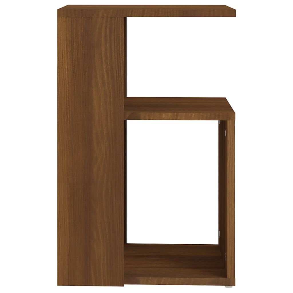 vidaXL Τραπέζι Βοηθητικό Καφέ Δρυς 36x30x56 εκ. από Επεξεργασμένο Ξύλο