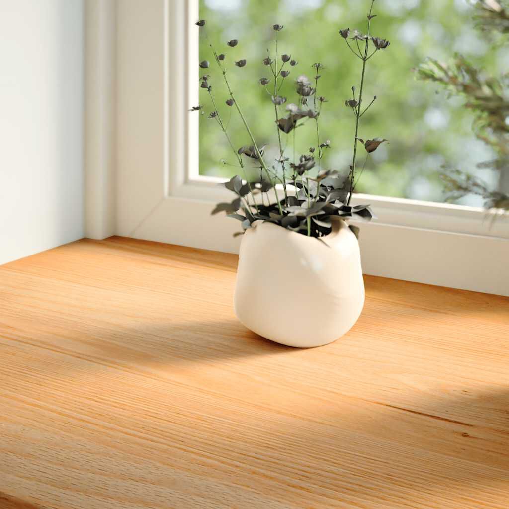 vidaXL Περβάζια παραθύρων 2 τεμ. Αν. Καφέ 110x30x2εκ. Μασίφ Ξύλο Δρυός