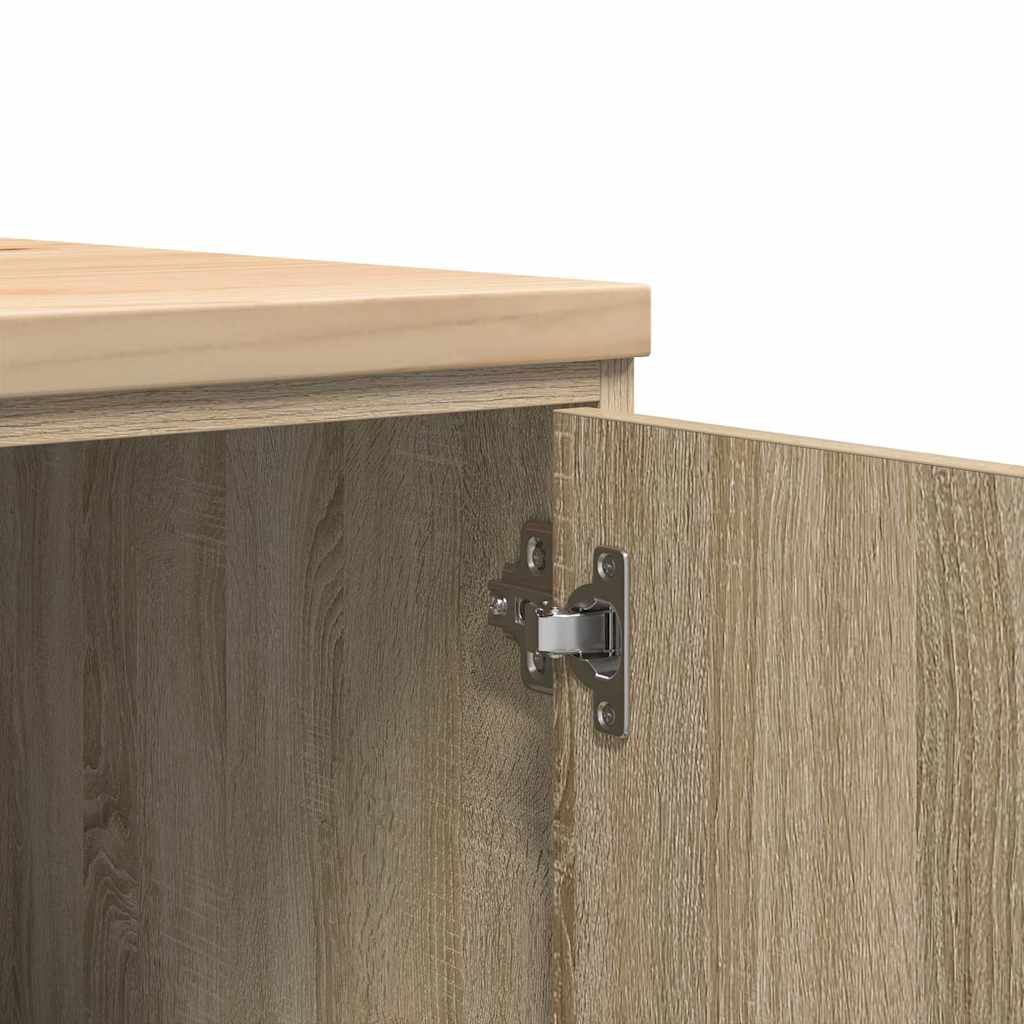 vidaXL ντουλάπι αποθήκευσης γκαράζ 60x51x85 εκ μασίφ ξύλο πεύκο