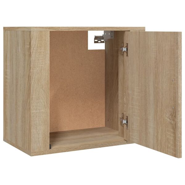 vidaXL Κομοδίνα Επιτοίχια 2 τεμ. Sonoma Δρυς 50x30x47 εκ.