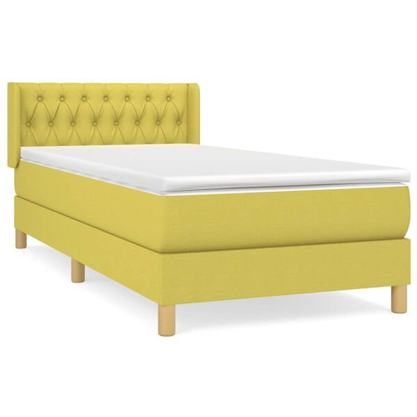 vidaXL &Kappa;&rho;&epsilon;&beta;ά&tau;&iota; Boxspring &mu;&epsilon; &Sigma;&tau;&rho;ώ&mu;&alpha; &Pi;&rho;ά&sigma;&iota;&nu;&omicron; 100 x 200 &epsilon;&kappa;. &Upsilon;&phi;&alpha;&sigma;&mu;ά&tau;&iota;&nu;&omicron;