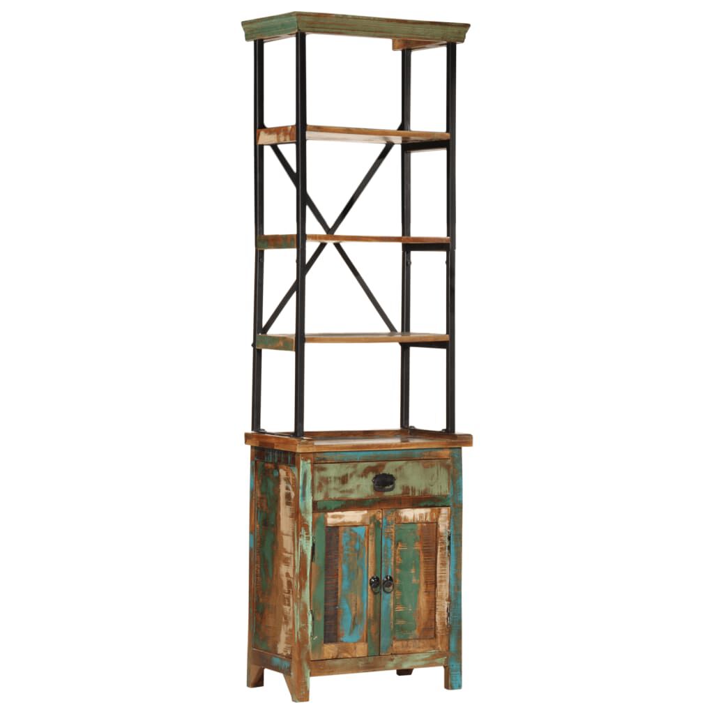 vidaXL Ντουλάπι Ψηλό 55x30x180 εκ. από Μασίφ Ανακυκλωμένο Ξύλο