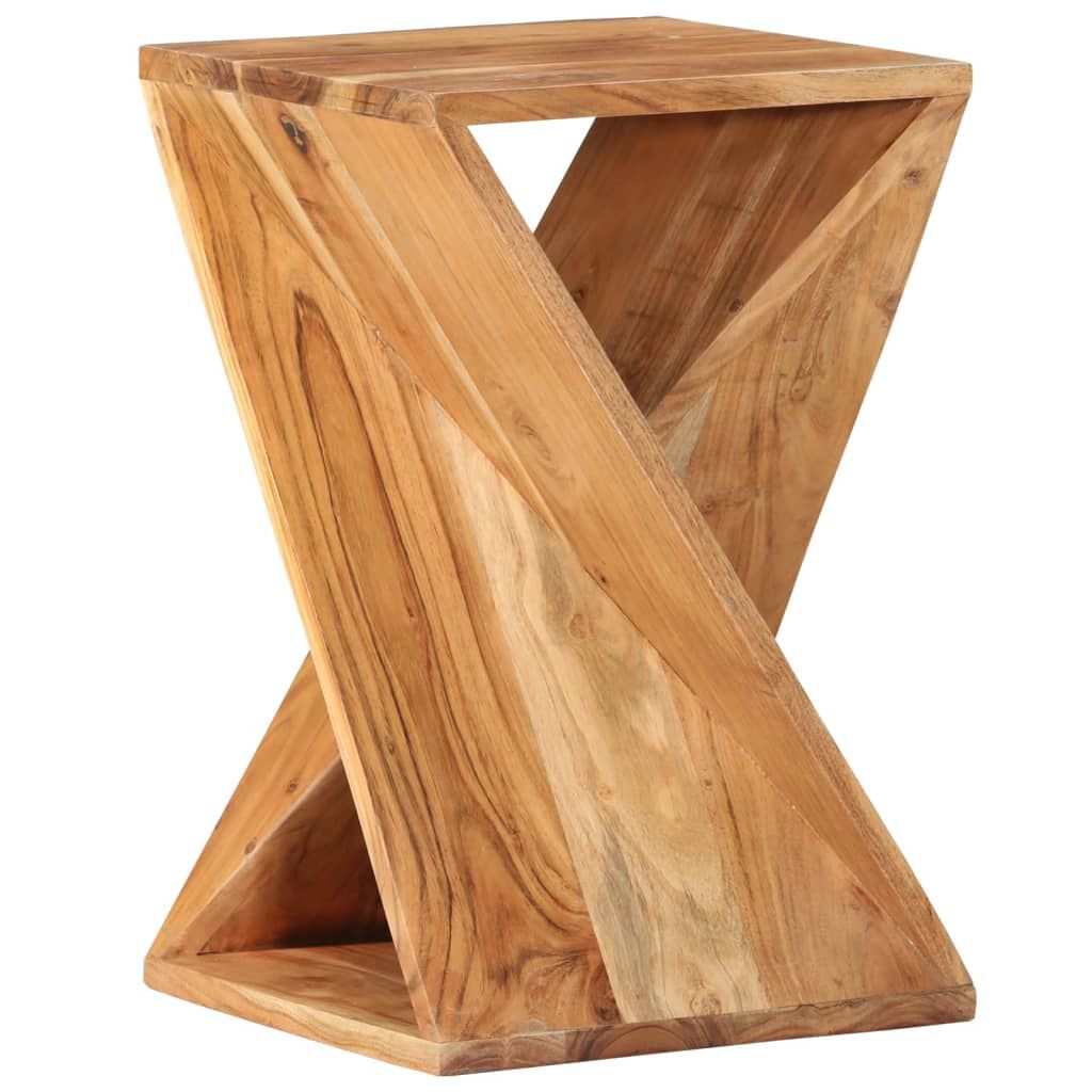 vidaXL Τραπεζάκι Βοηθητικό 35 x 35 x 55εκ. από Μασίφ Ξύλο Ακακίας