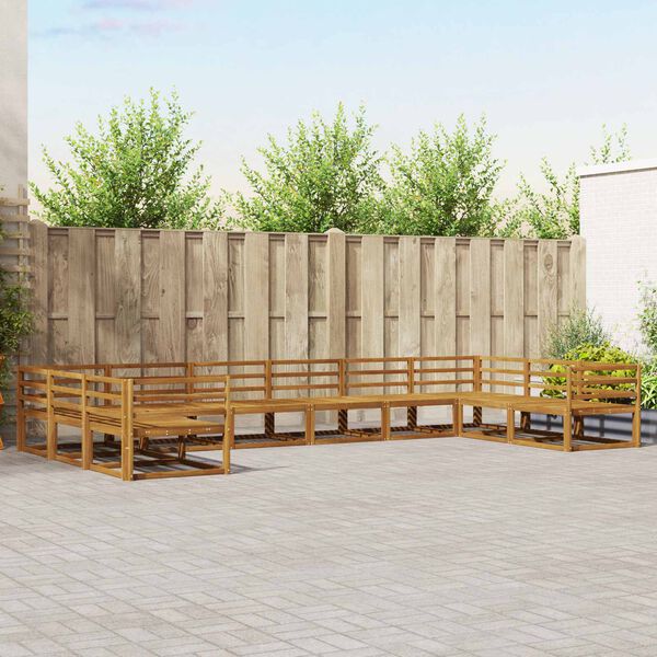 vidaXL &Sigma;&epsilon;&iota;&rho;ά &Kappa;&alpha;&nu;&alpha;&pi;έ &Epsilon;&xi;&omega;&tau;&epsilon;&rho;&iota;&kappa;&omicron;ύ 10 pcs &Phi;&upsilon;&sigma;&iota;&kappa;ό &Sigma;&tau;&epsilon;&rho;&epsilon;ό &Xi;ύ&lambda;&omicron; &Alpha;&kappa;&alpha;&kappa;ί&alpha;&sigmaf;