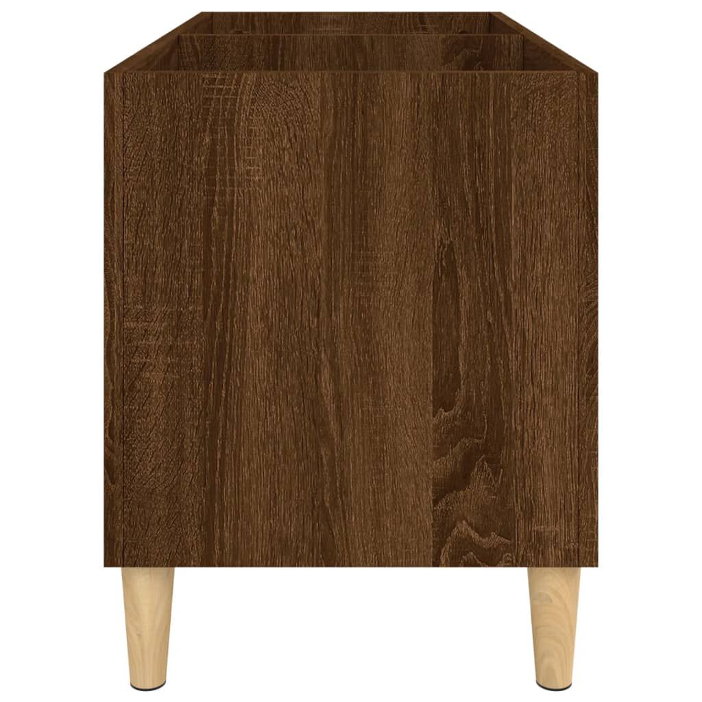 vidaXL Δισκοθήκη Καφέ Δρυς 74,5 x 38 x 48 εκ. από Επεξεργασμένο Ξύλο