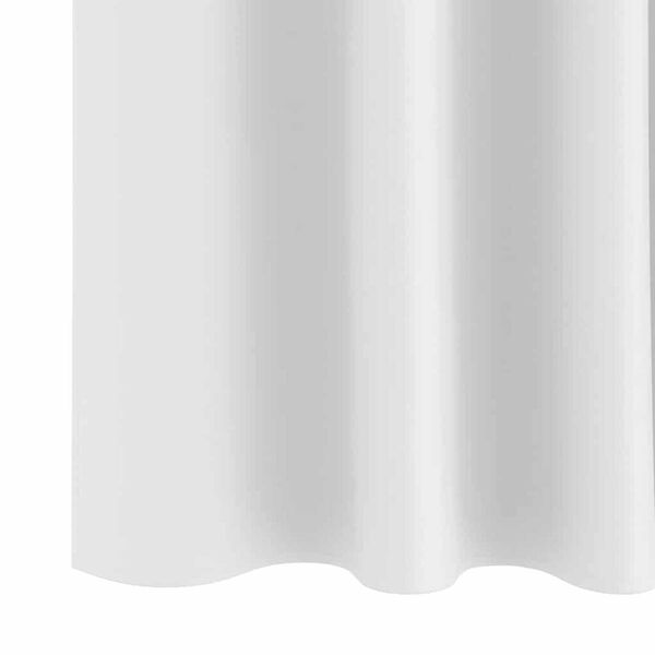 vidaXL Κουρτίνες με κουρτίνες 2 pcs Φωτεινό λευκό Πολυεστέρας