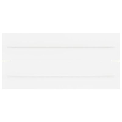 vidaXL Σετ Επίπλων Μπάνιου 2 τεμ. Λευκό/Sonoma Δρυς από Μοριοσανίδα