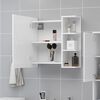 vidaXL Καθρέφτης Μπάνιου Λευκός 62,5 x 20,5 x 64 εκ. από Επεξ. Ξύλο