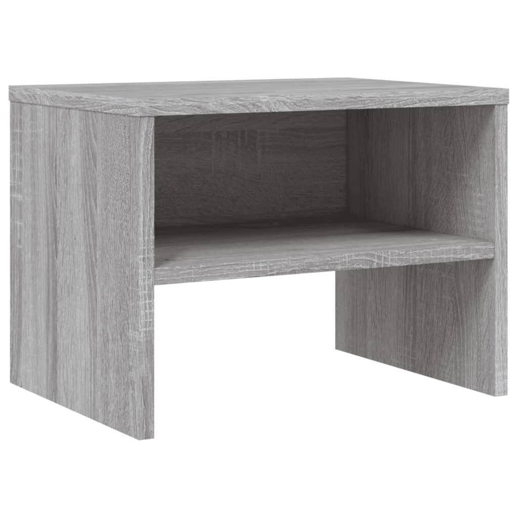 vidaXL Κομοδίνο Γκρι Sonoma 40x30x30 εκ. από Επεξεργασμένο Ξύλο
