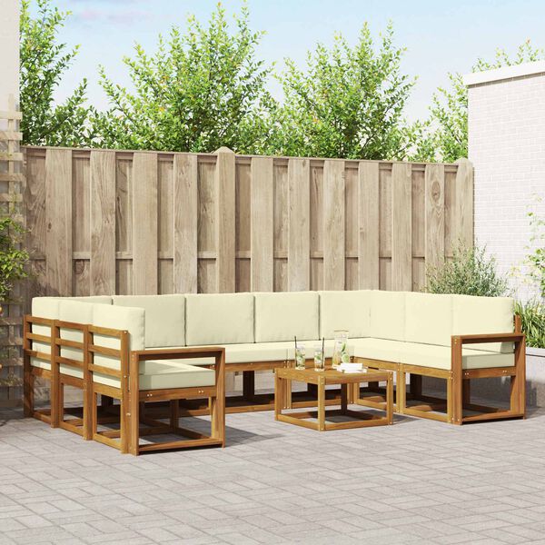 vidaXL &Sigma;&epsilon;&iota;&rho;ά &Kappa;&alpha;&nu;&alpha;&pi;έ &Epsilon;&xi;&omega;&tau;&epsilon;&rho;&iota;&kappa;&omicron;ύ &mu;&epsilon; &mu;&alpha;&xi;&iota;&lambda;ά&rho;&iota; 10 pcs &Phi;&upsilon;&sigma;&iota;&kappa;ό &kappa;&alpha;&iota; &Kappa;&rho;έ&mu;&alpha;