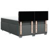 vidaXL Κρεβάτι Boxspring με Στρώμα Σκούρο Γκρι 140x200 εκ Υφασμάτινο