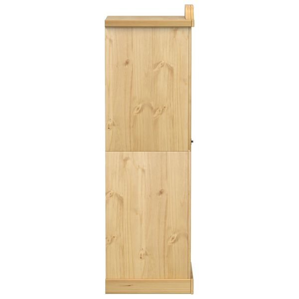 vidaXL Ντουλάπα Corona 55x52x170 εκ. από Μασίφ Ξύλο Πεύκου