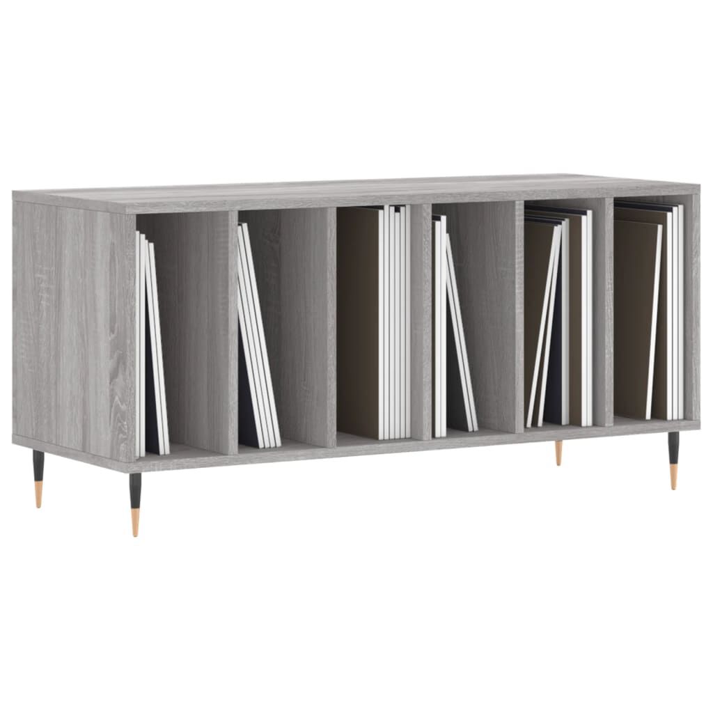 vidaXL Έπιπλο Δίσκων Γκρι Sonoma 100x38x48 εκ. από Επεξεργασμένο Ξύλο