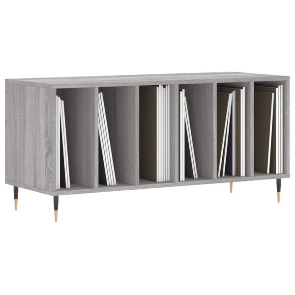 vidaXL Έπιπλο Δίσκων Γκρι Sonoma 100x38x48 εκ. από Επεξεργασμένο Ξύλο