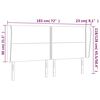 vidaXL Κεφαλάρι με Πτερύγια Ανοιχτό Γκρι 183x23x118/128 εκ. Βελούδινο