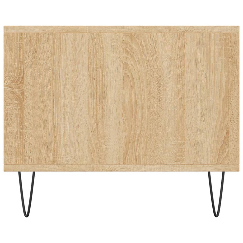 vidaXL Τραπεζάκι Σαλονιού Sonoma Δρυς 90x50x40 εκ. Επεξεργασμένο Ξύλο