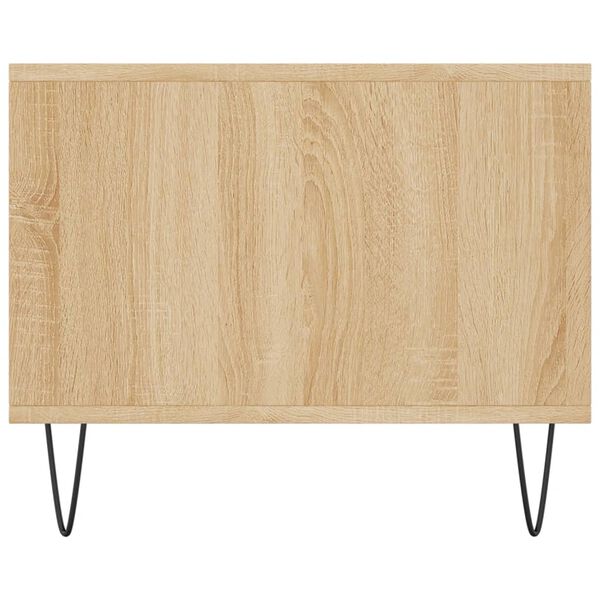 vidaXL Τραπεζάκι Σαλονιού Sonoma Δρυς 90x50x40 εκ. Επεξεργασμένο Ξύλο