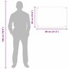 vidaXL Πίσω Πάνελ Κουζίνας 2 pcs Κίτρινο 80 x 60 cm σκληρυμένο γυαλί