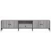 vidaXL Έπιπλο Τηλεόρασης με Συρτάρι Γκρι Sonoma 200x25x44εκ Επεξ. Ξύλο