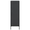 vidaXL Ντουλάπι Μαύρο 36x39x113 εκ. από Ατσάλι