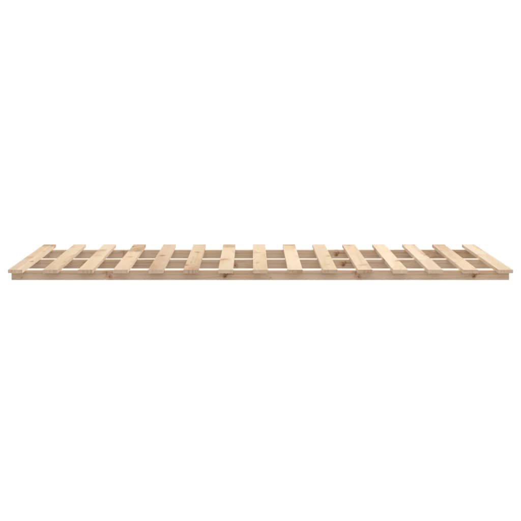 vidaXL Πλαίσιο Κρεβατιού 140 x 200 εκ. από Μασίφ Ξύλο Πεύκου