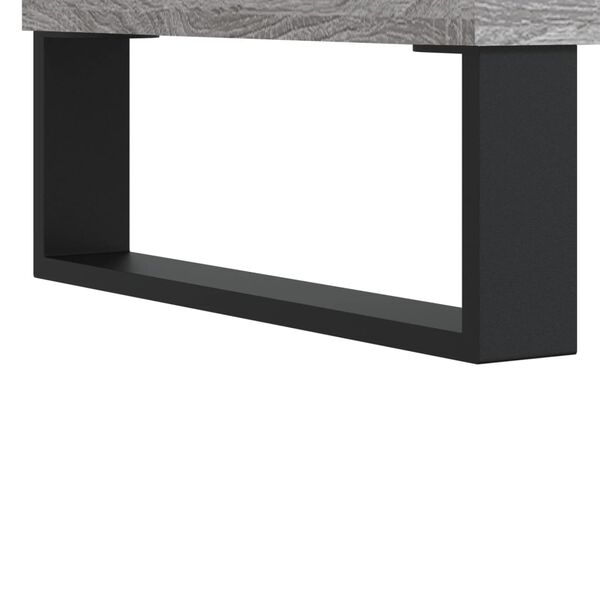 vidaXL Δισκοθήκη Γκρι Sonoma 74,5 x 38 x 48 εκ. από Επεξεργασμένο Ξύλο