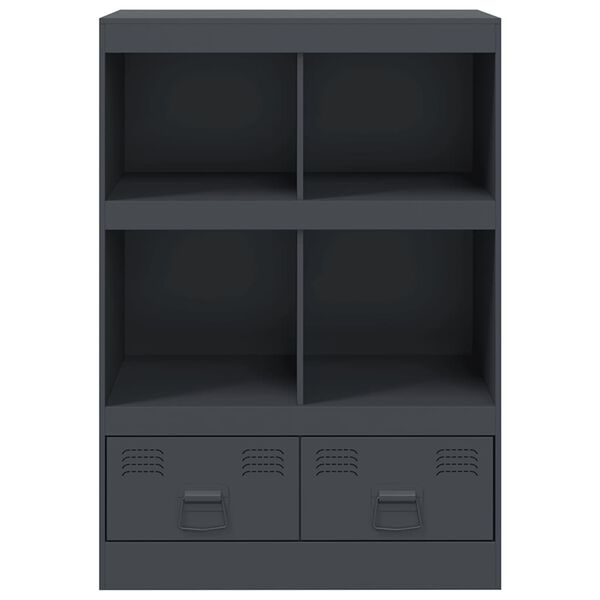 vidaXL Ντουλάπι Ανθρακί 67 x 39 x 95 εκ. από Ατσάλι