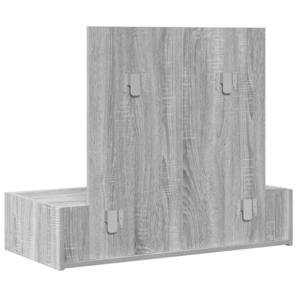 vidaXL Τοίχος με Είδη Περιποίησης Γκρι Sonoma 83x40x70 εκ