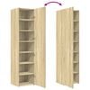 vidaXL Ντουλάπι Sonoma Δρυς 45x42,5x185 εκ. από Επεξεργασμένο Ξύλο
