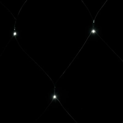 vidaXL Χριστουγ. Φωτάκια Δίχτυ Ψυχρό Λευκό Εσ./Εξ. Χώρου 3x3μ. 306 LED