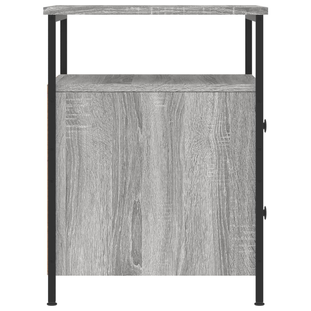 vidaXL Κομοδίνο Γκρι Sonoma 44 x 45 x 60 εκ. από Επεξεργασμένο Ξύλο