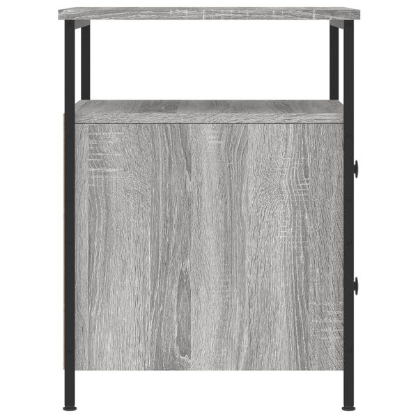 vidaXL Κομοδίνο Γκρι Sonoma 44 x 45 x 60 εκ. από Επεξεργασμένο Ξύλο