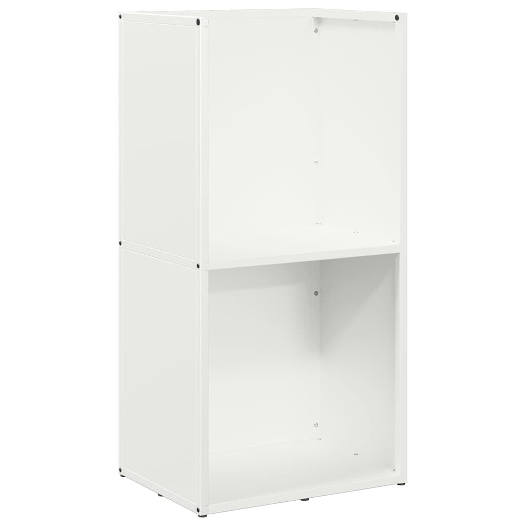 vidaXL Ράφι Καυσόξυλων Λευκό 40x30x80 εκ. Χάλυβας ψυχρής έλασης