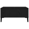 vidaXL Τραπεζάκι σαλονιού Μαύρη δρυς 60 x 60 x 30 cm