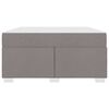 vidaXL Σκελετός Κρεβατιού Taupe 140 x 200 cm ύφασμα