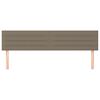 vidaXL Κεφαλάρια Κρεβατιού 2 τεμ. Taupe 80 x 5 x 78/88 εκ. Υφασμάτινο