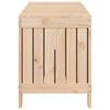 vidaXL Μπαούλο Αποθήκευσης Κήπου 76x42,5x54 εκ. Μασίφ Ξύλο Πεύκου