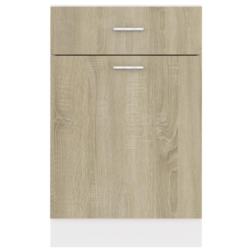 vidaXL Ντουλάπι με Συρτάρι Lyon Sonoma Δρυς 50x46x81,5 εκ. Επεξ. Ξύλο