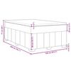 vidaXL &Kappa;&rho;&epsilon;&beta;ά&tau;&iota; Boxspring &mu;&epsilon; &Sigma;&tau;&rho;ώ&mu;&alpha; &Kappa;&rho;&epsilon;&mu; 120x200 &epsilon;&kappa;. &Upsilon;&phi;&alpha;&sigma;&mu;ά&tau;&iota;&nu;&omicron;