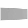 vidaXL Πίσω Πάνελ Κουζίνας 2 pcs Ανοιχτό γκρι 110 x 40 cm